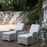 Supremo Hemsby Dual Recliner Set with Footstools
