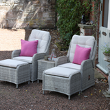 Supremo Hemsby Dual Recliner Set with Footstools