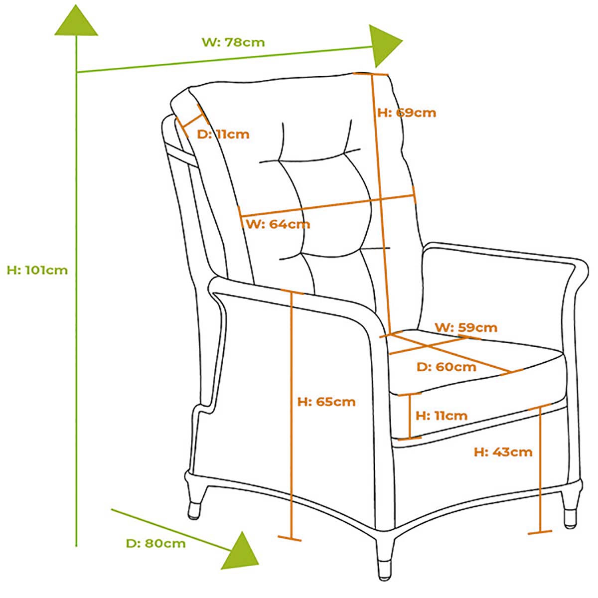 Heritage Reclining Companion Set by Hartman Carr Farm