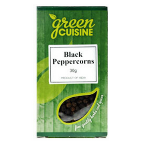 Green Cuisine Black Peppercorns 30g